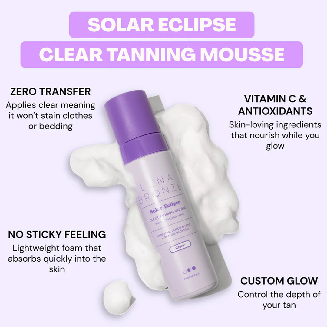Solar Eclipse Clear Tanning Mousse